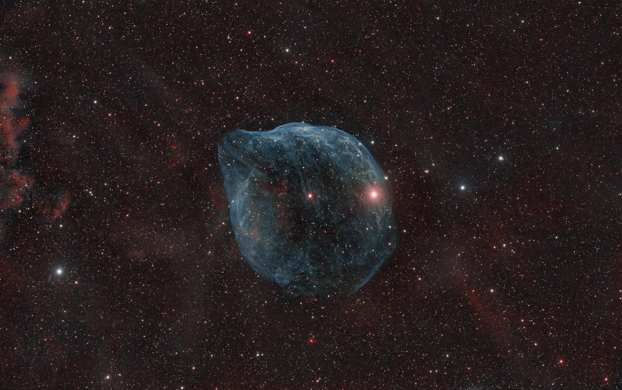 星云 宇宙 星空 蓝色 1080P