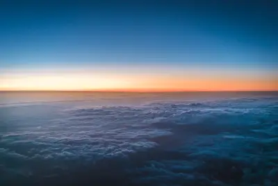云海日出俯瞰 高空视角 日出 云海 4K