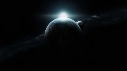 宇宙星体光影 太空 星球 光影 8K