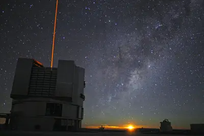 星空下的天文台 天文台 星空 银河 4K