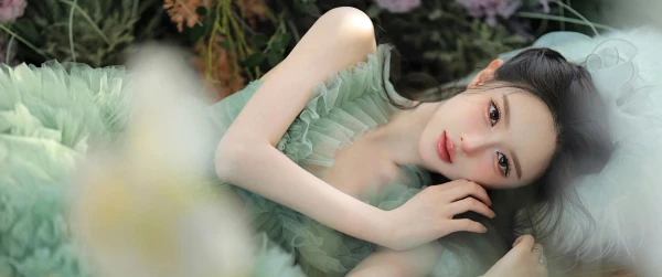 绿野仙踪少女 人像摄影 梦幻 绿色 2K