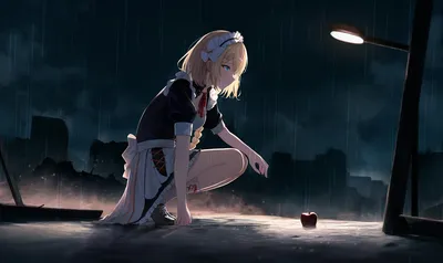 雨夜独白 雨夜 动漫 孤独 4K