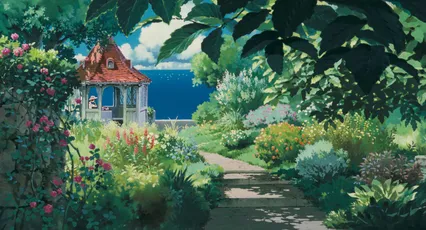 夏日花园小屋 花园 小屋 夏日 4K