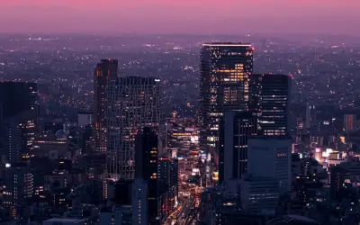 城市夜景 城市 夜景 高楼 2K