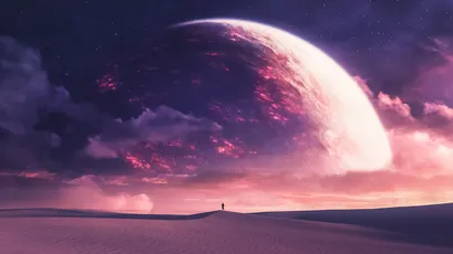异星沙漠奇景 科幻 沙漠 星球 2K
